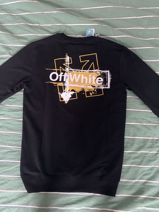 Bluza off-white neagra