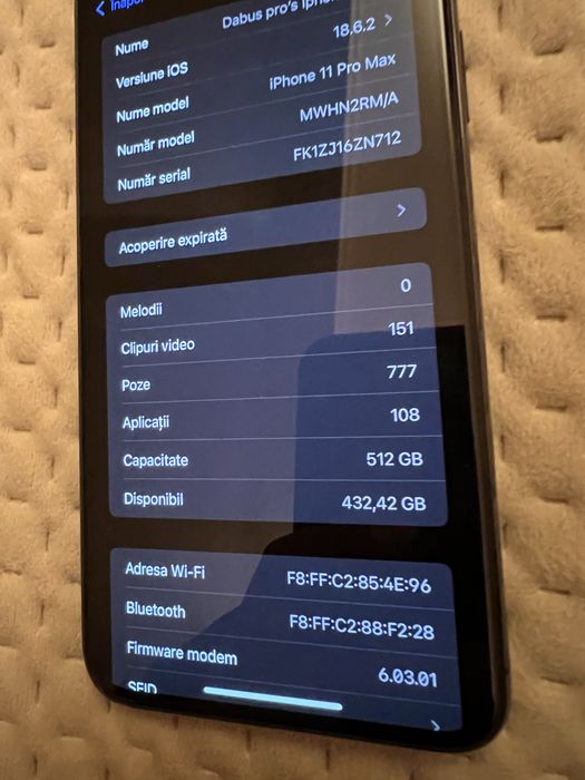 Iphone 11 PRO MAX 512GB Impecabil