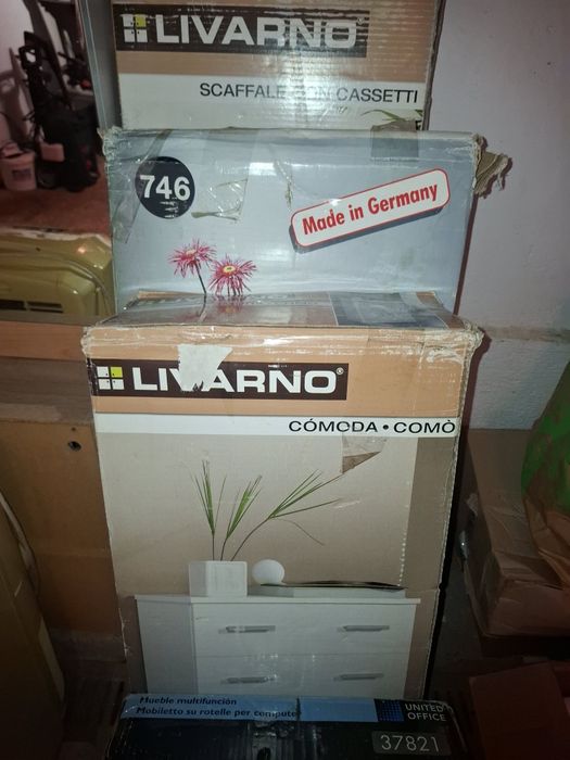 Comodă Livarno Jisk Italia,  Noua, pachet sigilat, Alb