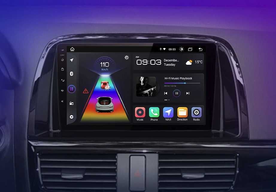 Navigatie Android Dedicata 9Inch Mazda CX5 (2012-2015), WiFi,Carplay