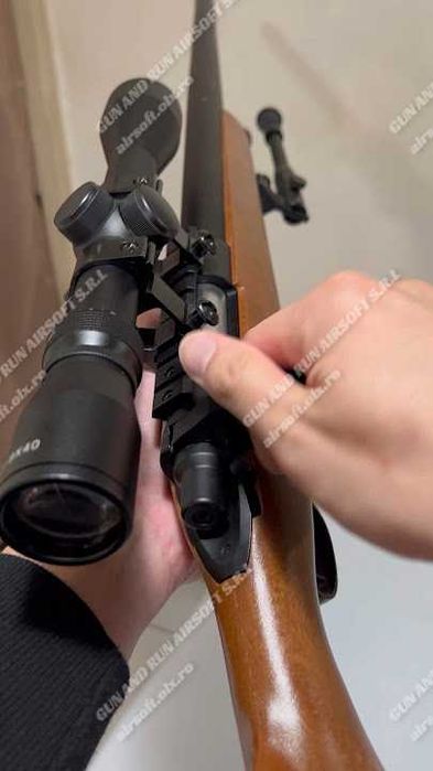 Pusca Realista Cu Luneta !! (ARC MODIFICAT) Puternica ~4.8 J~ Pistol