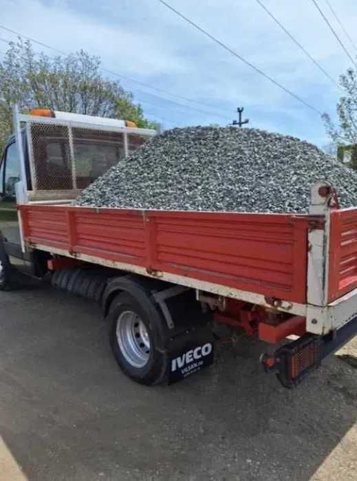 Transport de balast, pamant, nisip etc
