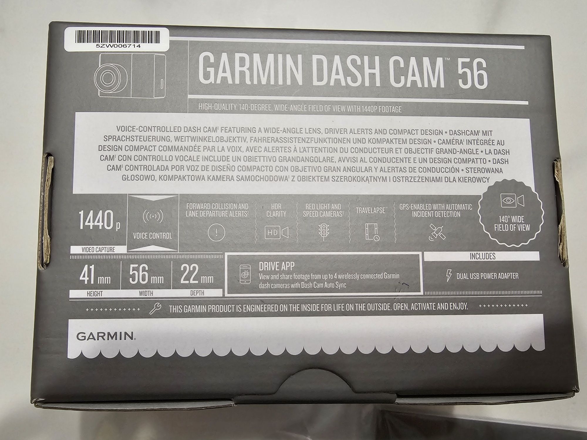 Видеорегистратор GARMIN DASH CAM 56