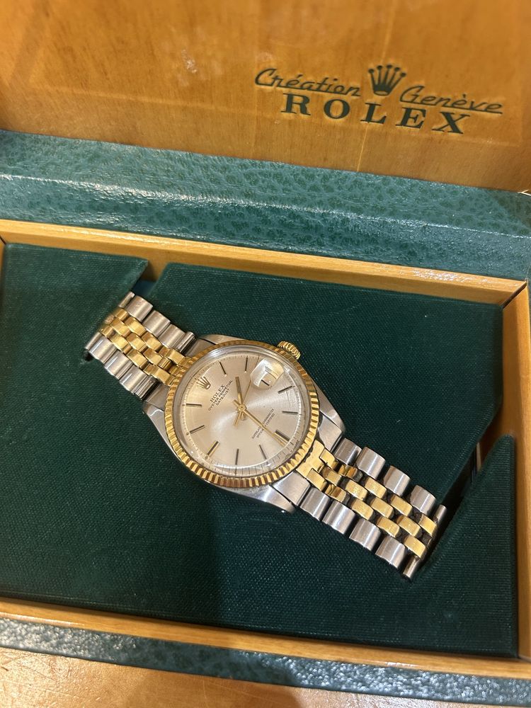 Rolex datejust 36 стомана и злато