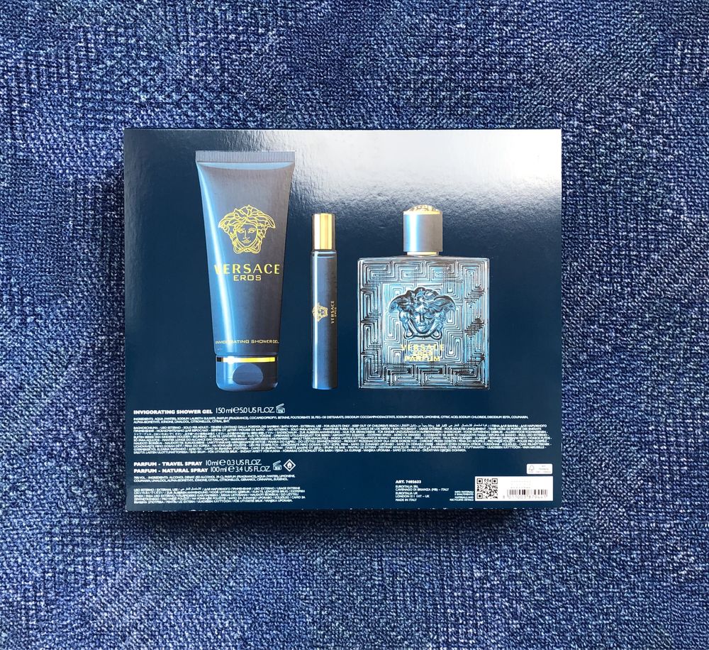 Versace Eros 10ml EDP + 150ml shower gel ОРИГИНАЛНИ