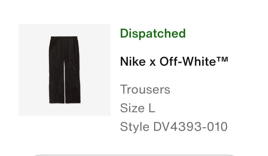 Чисто  НОВО долнище Nike x Off-White™ (L)unisex
