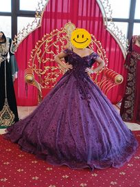 Булченска рокля лилава