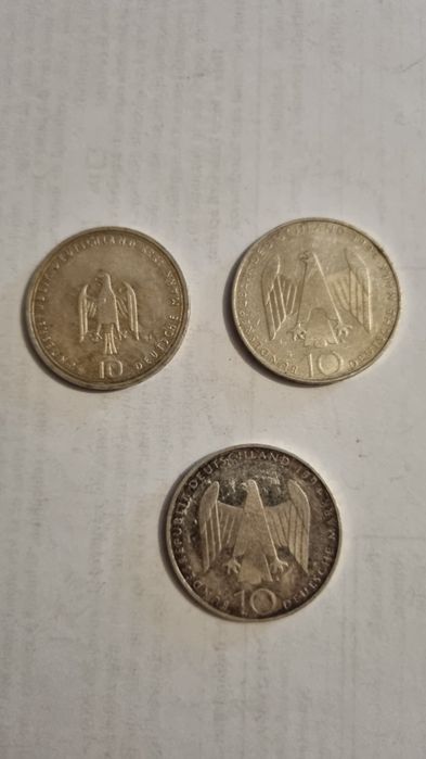 Lot monede argint Germania, Italia, Austria, Portugalia