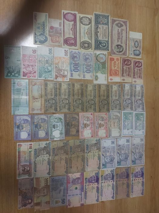 Bancnote,monezi vechi străine