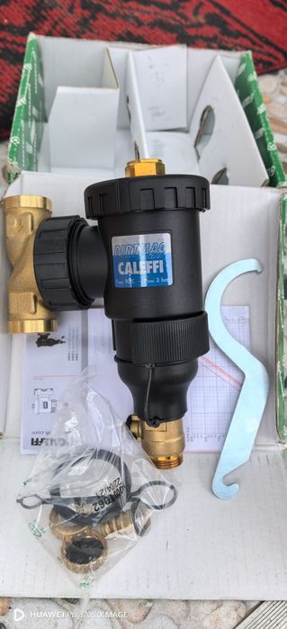 Filtru antimagnetita Caleffi DIRTMAG 3/4″, cu separator pentru particu