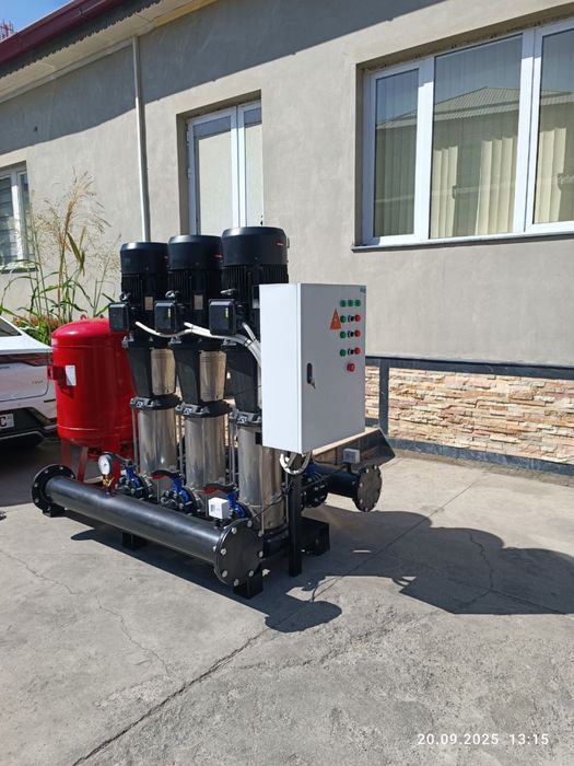 Насосная станция с 3 насосами GRANDFAR SHIMGE 55 м3/час 31 м кафолатли