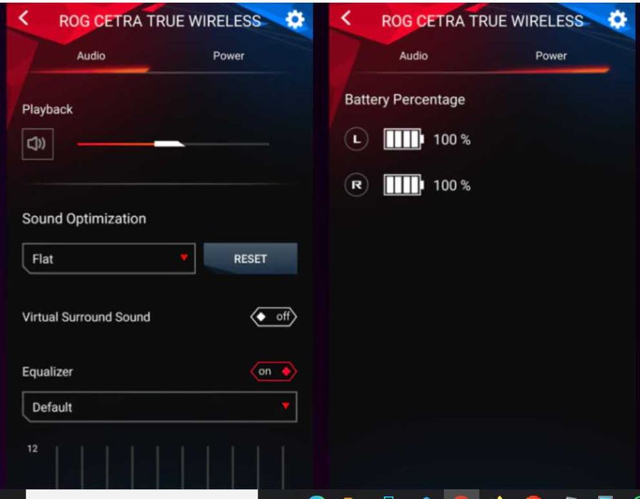 Casti gaming ASUS ROG Cetra True Wireless, bluetooth 5.0