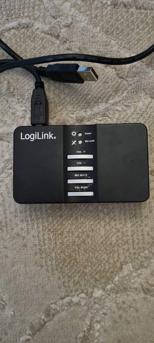 Placă audio externă USB LogiLink UA0099 (7.1 surround)
