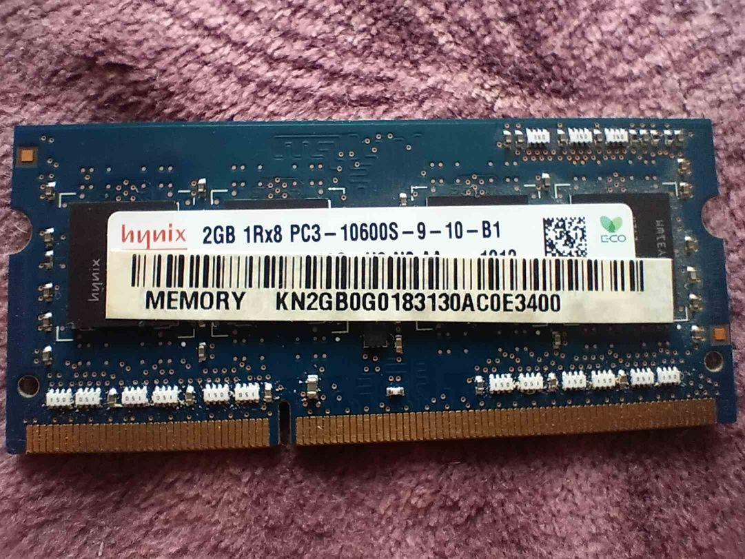 Модуль ОЗУ SODIMM 2 Гб DDR3 1333 Mhz