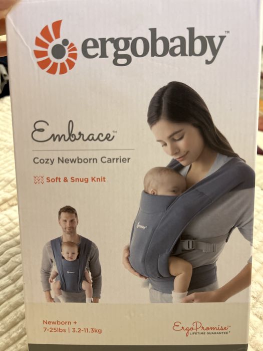 Ергономична раница Ergobaby син цвят