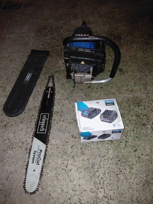 резачка scheppach със стартер