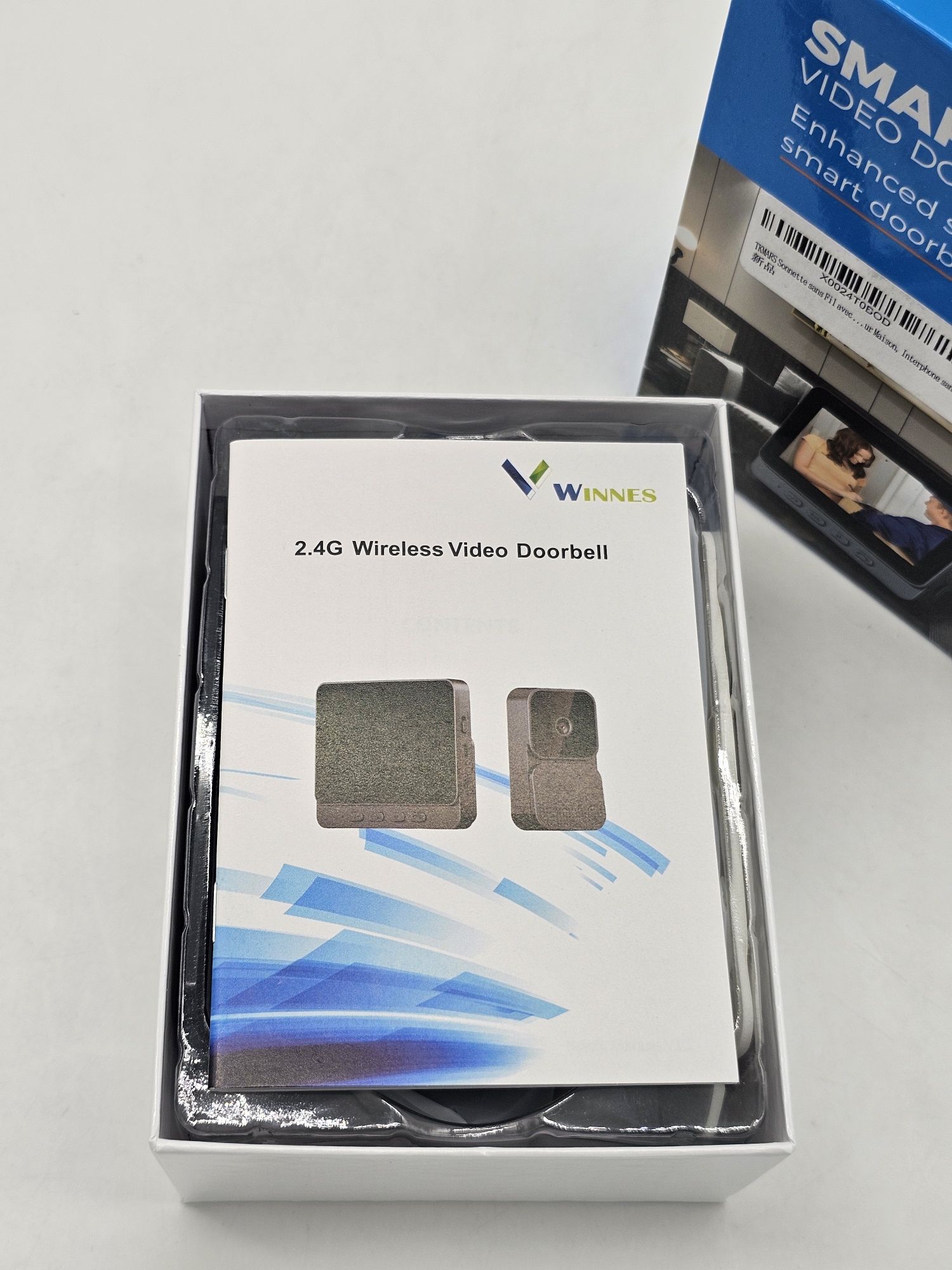 TKMARS Sonerie fără fir cu cameră Video Interfon fără WiFi 1080P, NOU