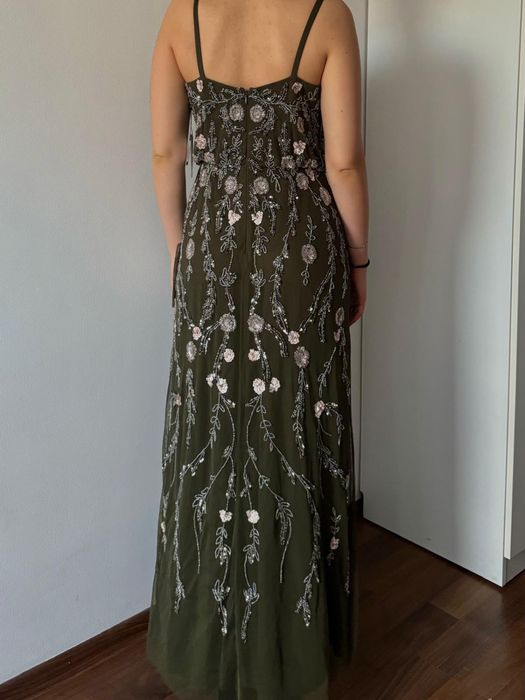 Rochie ocazie, Adrianna Papell, noua, cu eticheta, aplicatii cusute ma