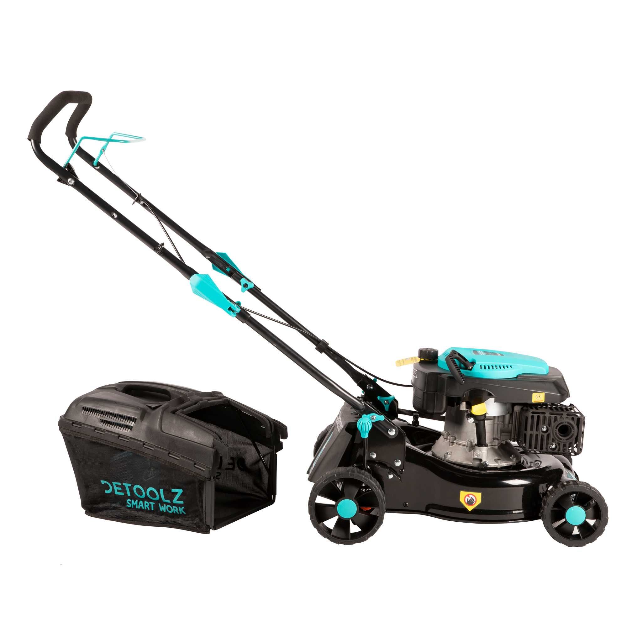 Masina de tuns gazonul pe benzina, 17″, 146CC, 40L Detoolz Garantie