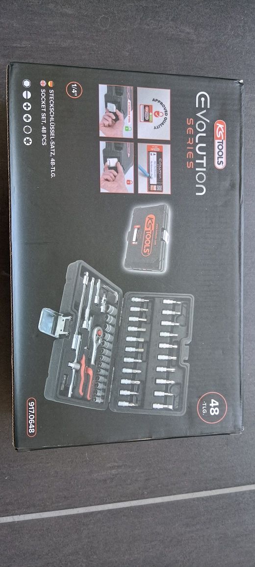 EVOLUTION Ks Tools 917.0648 Комплект инструменти гедоре 48 части