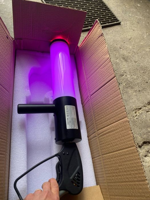 Set 2 Pistol CO2 RGB 60cm evenimente atmosfera dj formatie club scena