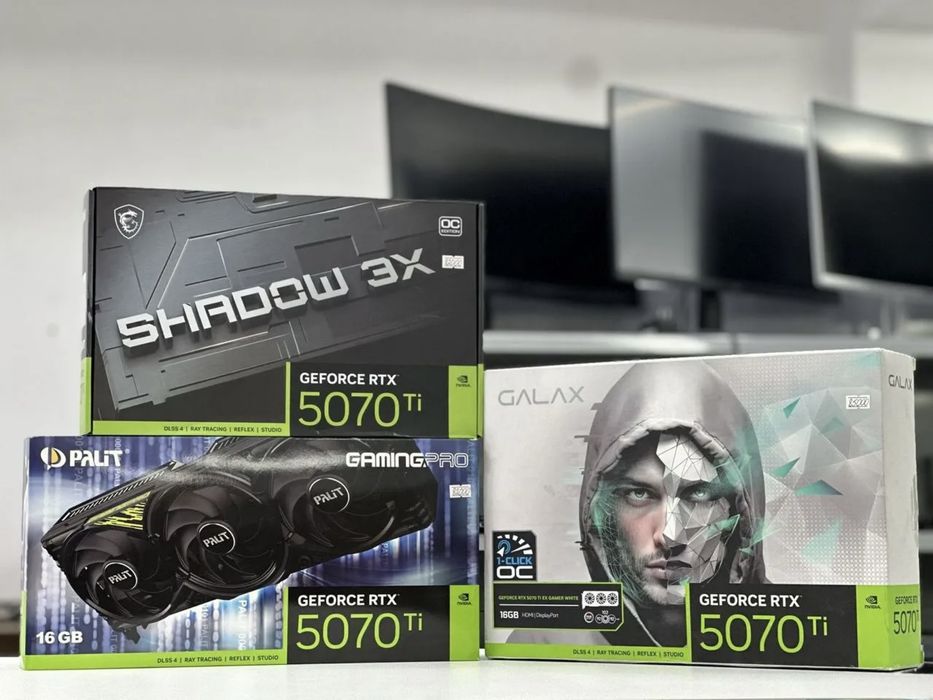 Видеокарты 5070ti
