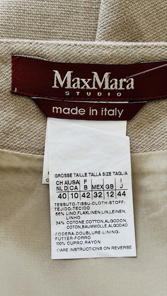 Лукс ленена пола MaxMara studio оригинал