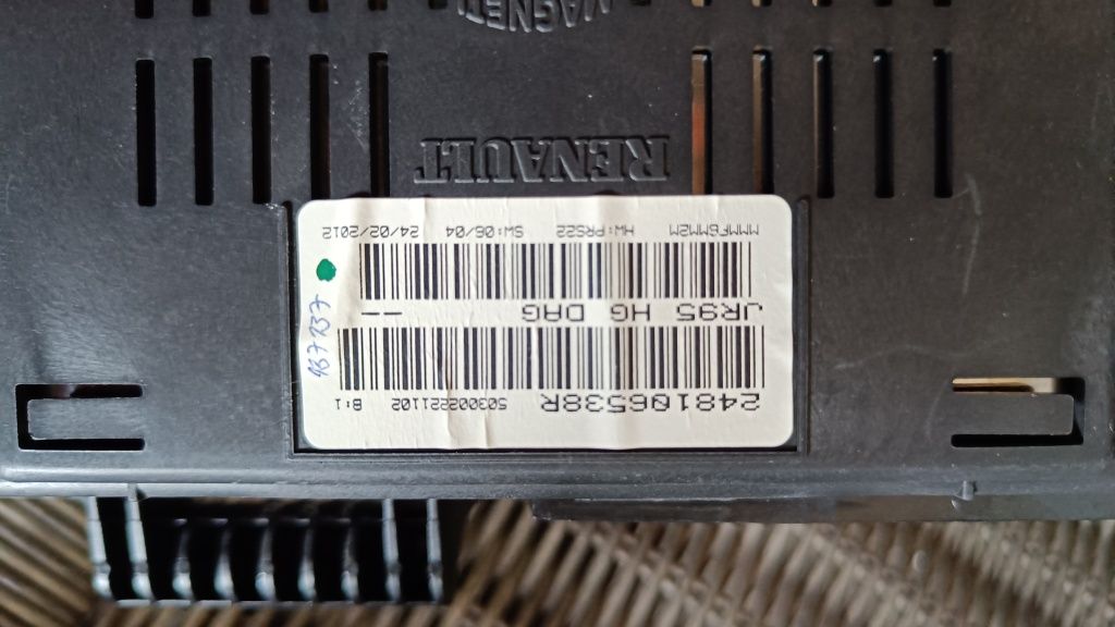Ceasuri display bord Renault Scenic 3 Navigație card sd