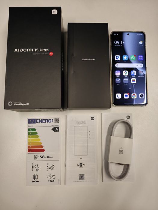 Нов телефон XIAOMI 15 ULTRA 512GB 16GB RAM