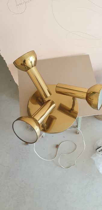 Accesoriu decor lumina vintage colectie alama Germania 1960