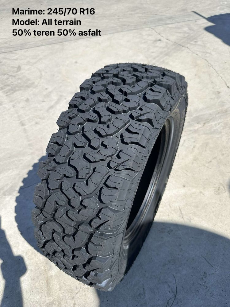 DOAR ASTAZI! Set 4 anvelope 245 70 16 all terrain 4x4 garantie 3 ani