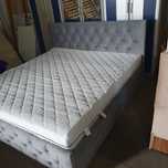Pat dormitor tapițat 1.80m/2m+saltea