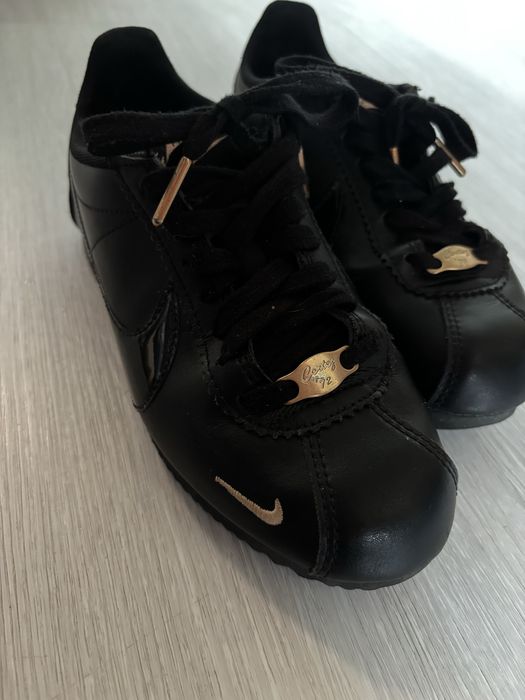 Nike Cortez черни естествена кожа