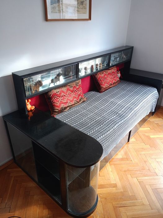 Ретро Креват със скрин и матрак 80/190