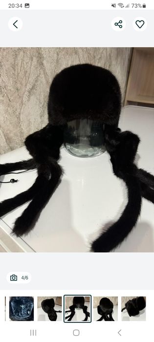Продам женскую норковую ушанку