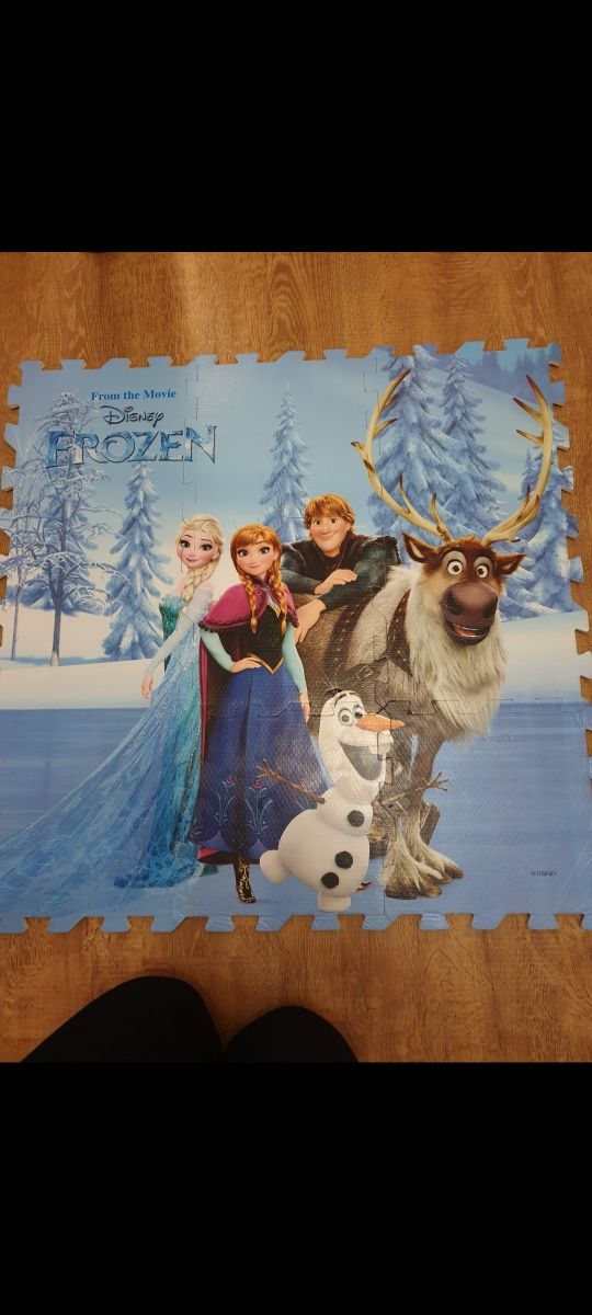 Frozen, Замръзналост кралство, Елза - тоалетка, мек пъзел, книжка