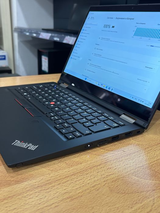 Kато нов! Лаптоп Lenovo X13 Yoga i7/16GB RAM/512GB с 3 м. гар.! ТЪЧ
