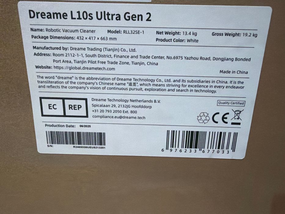 Aspirator robot cu mop dreame L10S Ultra Gen 2 nou sigilat