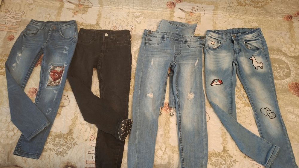 Lot blugi fete 128-134