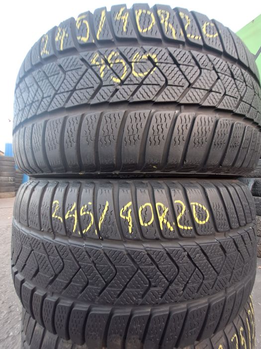 2 anvelope iarna 245/40r20  Pirelli rft runflat Montaj Gratuit