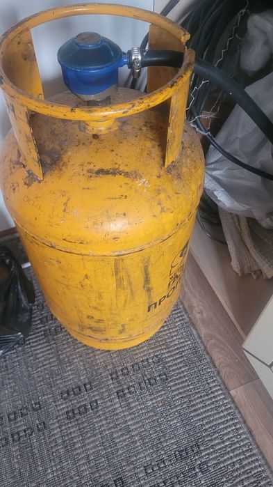 Газ баллон жёлтый с редуктором