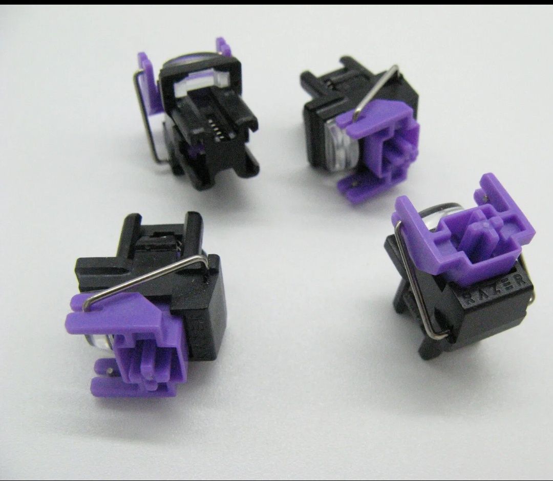 Оптико аналоговый свитчи для клавиатуры RAZER (Purple switches) 60 шт