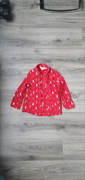 Коледна риза H&M нов 104 см