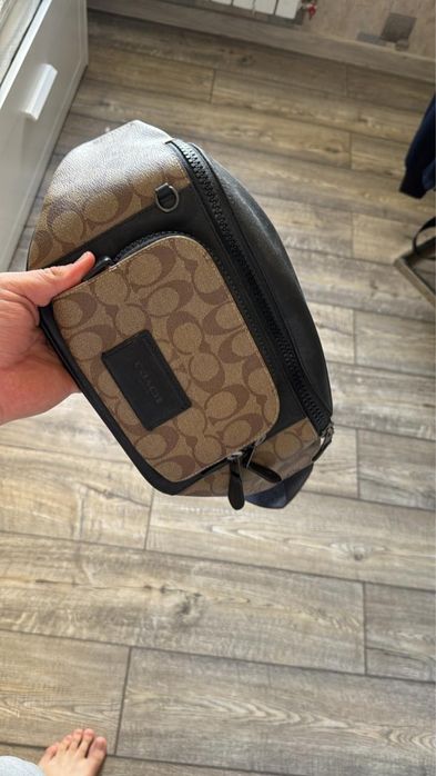 Барсетка оригинал 100% коуч унисекс