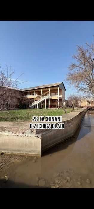 Катта Уй сотилади 15-хона+9 хона подволда 12-соток. Дом 15комнат+9