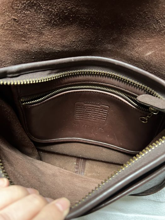 COACH оригинална кожена чанта