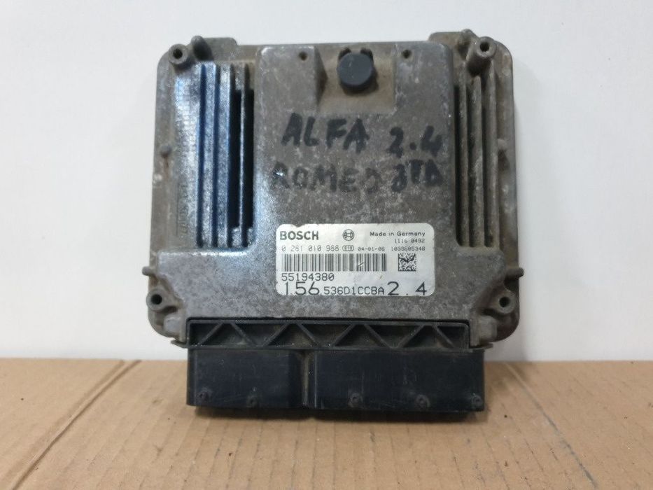 Calculator motor ALFA ROMEO 145 930_ 1994 - 2001 2.0 16V Quadrifoglio AR 32301 BOSCH 0281010988   55194380