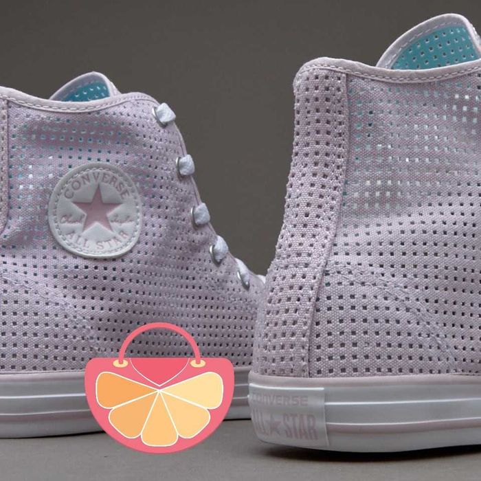 %ПРОМО% CONVERSE ALL STAR № 37/38 – Дамски мрежести кецове"PALE LILAC"