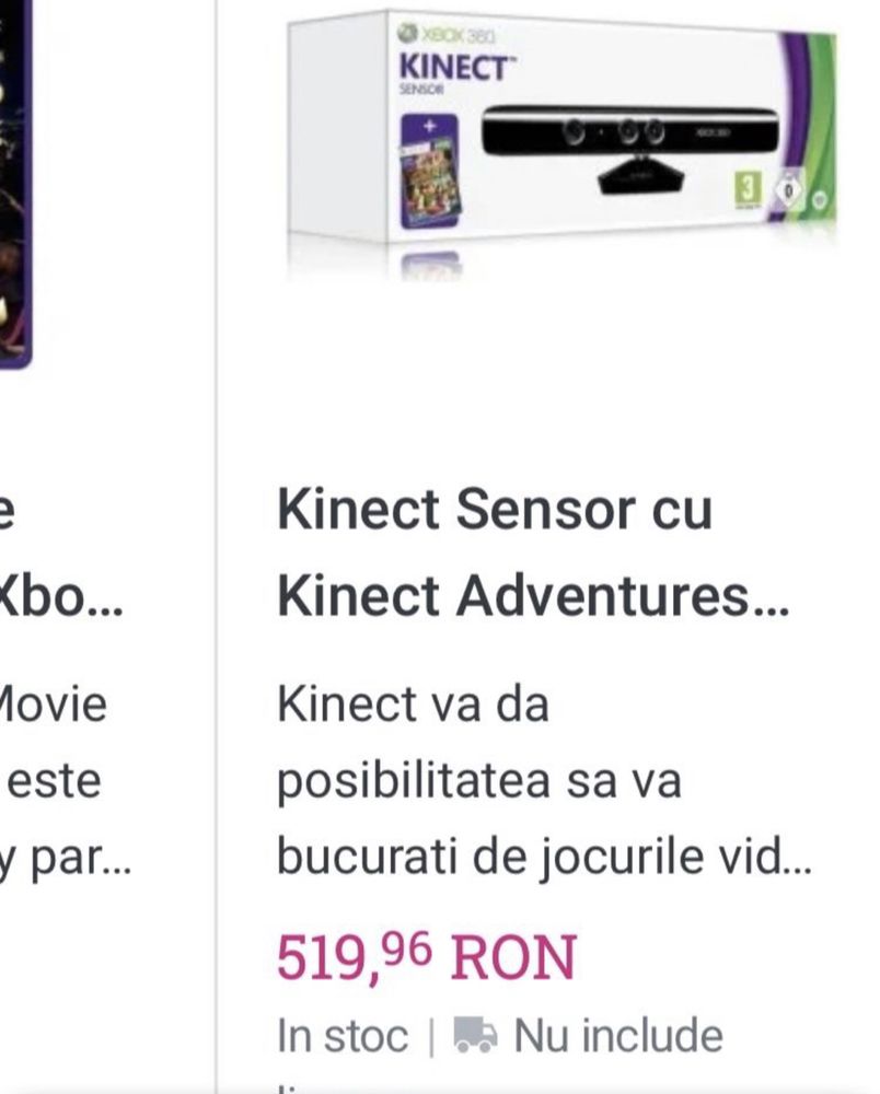 Xbox 360 Kinect Senzor