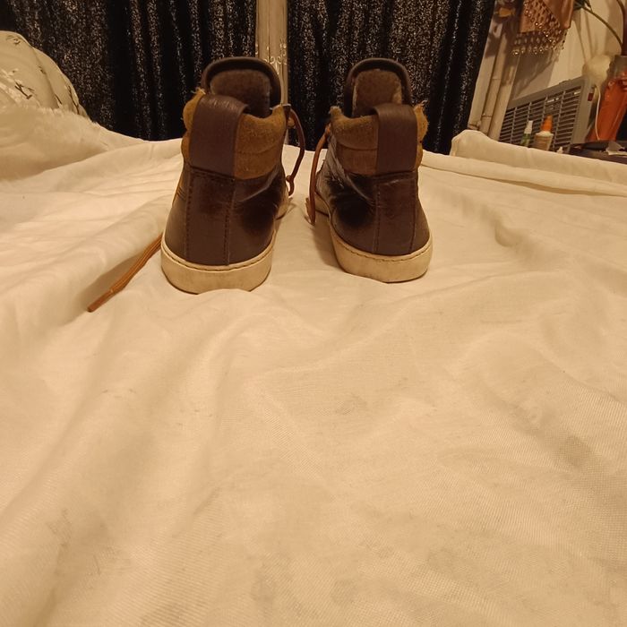 Ghete lacoste piele naturala îmblănite 42